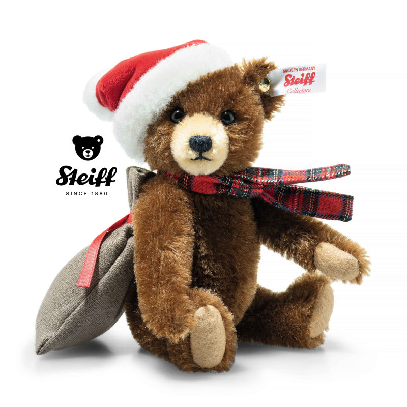 未使用新品 Steiff #007514 サンタ・クロース テディ 2023 2023 Steiff 007514 SANTA CLAUS CHRISTMAS TEDDY BEAR | Two4Toys