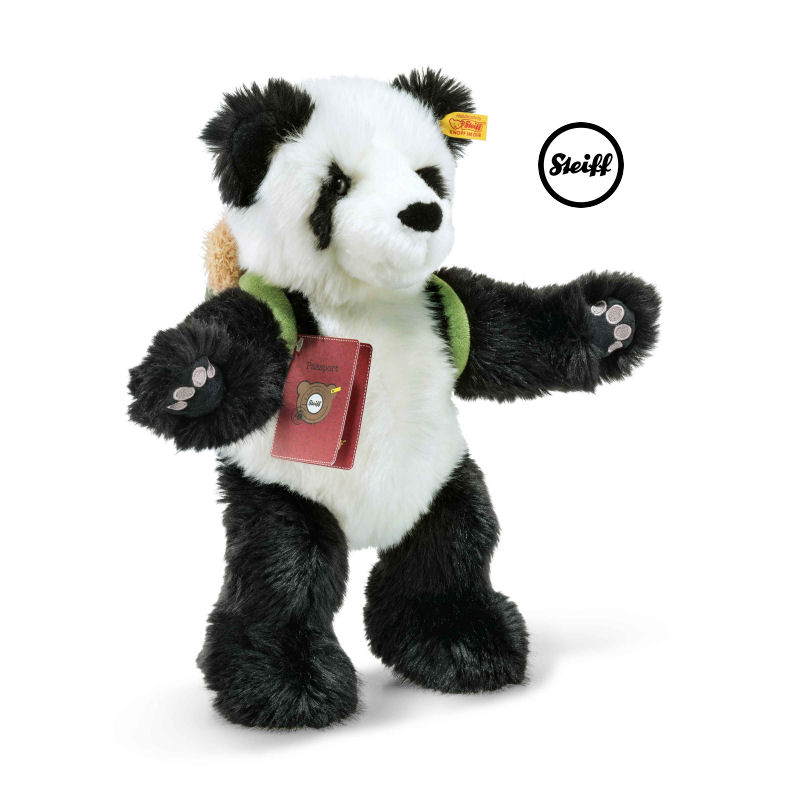 steiff 022173 lin the globetrotting panda beer 2017 | two4toys