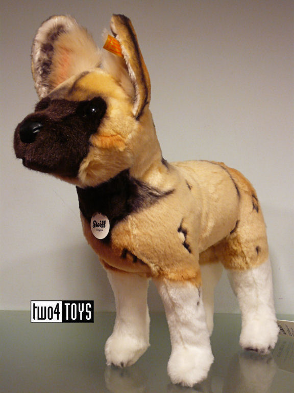african wild dog plush