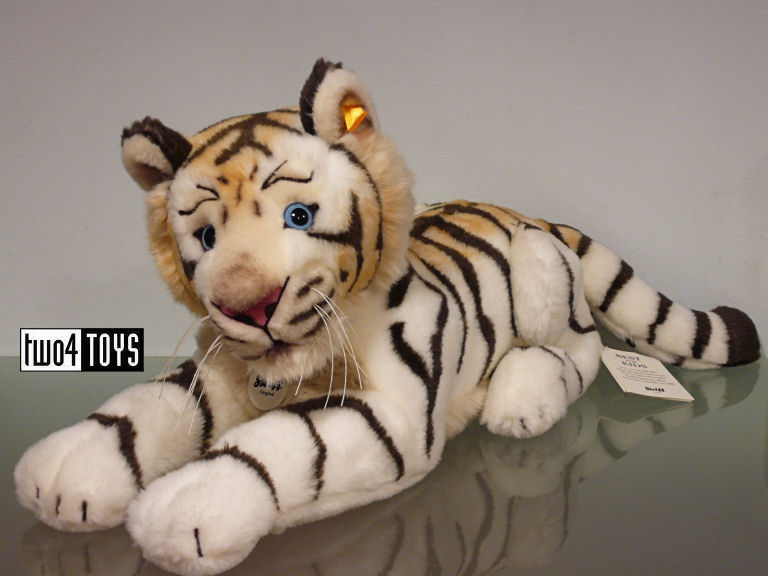 plush white tiger