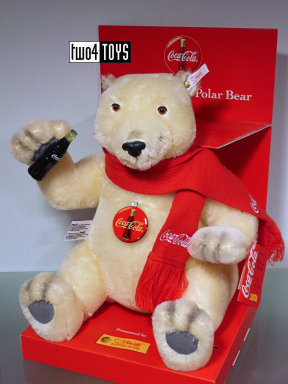 coca cola stuffed bear