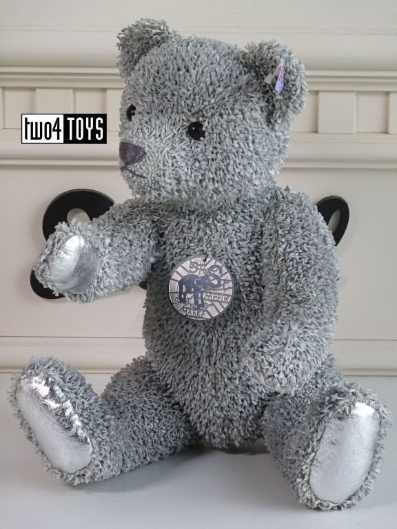 Steiff 006999 PLATINUM PAPER TEDDY BEAR 2020 | Two4Toys