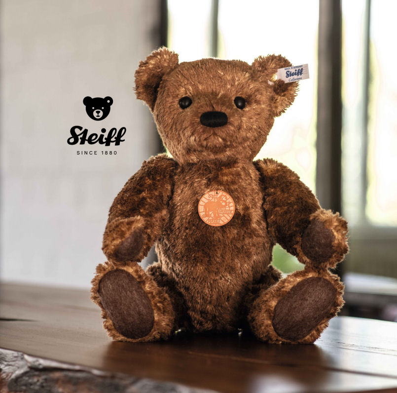 Steiff Teddies for Tomorrow 55pb Teddy Bear - Brown