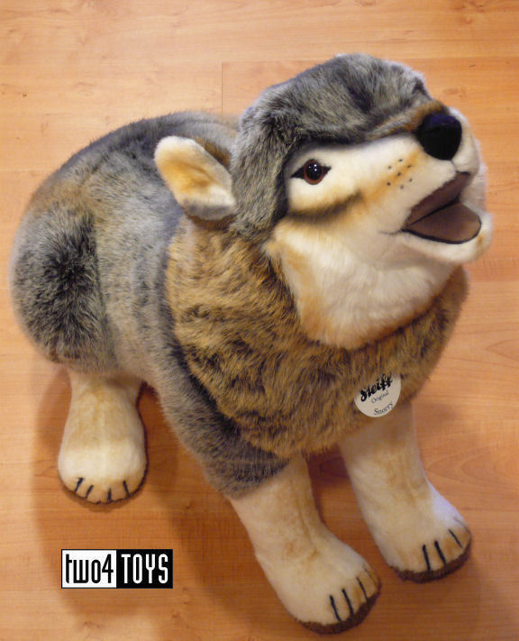 steiff wolf plush