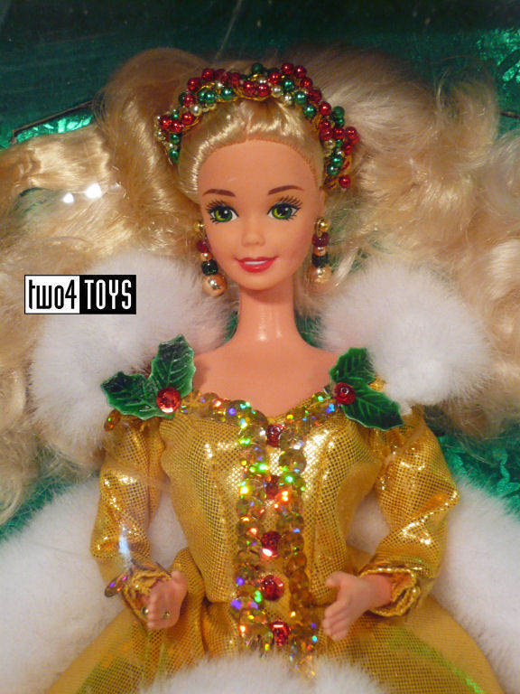 Barbie 12155 BLOND HAPPY HOLIDAYS NRFB 1994 | Two4Toys