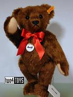 Steiff 000638 CHESTNUT BROWN MOHAIR CLASSIC 1909 TEDDYBEAR 2008