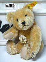 Steiff 000874 CLASSIC 1951 BLOND TEDDY BEAR W. SQUEAKER HVH 1997