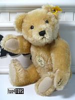 Steiff 000881 CLASSIC 1951 BLOND TEDDY BEAR W. SQUEAKER HVH 1997