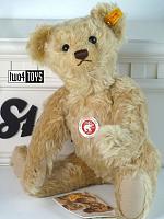 Steiff 004247 CLASSIC TEDDY BEAR LIGHT BLOND MOHAIR 2004