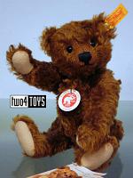 Steiff 004865 CLASSIC TEDDY BEAR RUST BROWN MOHAIR 2008