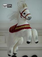 Steiff 006920 CHRISTMAS HORSE ORNAMENT COTTON VELVET 2020