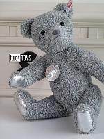 Steiff 006999 PLATINUM PAPIER GRIJZE TEDDYBEER 2020