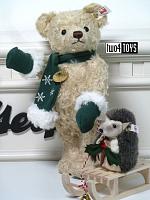 Steiff 007286 TEDDIES FOR TOMORROW TEDDY WITH HEDGEHOG 2022