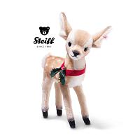 2023 Steiff 007477 RIEKE CHRISTMAS FAWN LIGHT BROWN RMS MOHAIR