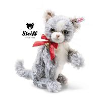 Steiff 007484 NICKI KERST KITTEN KAT GRIJS / WIT RMS MOHAIR 2023