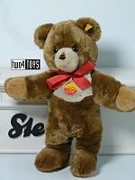 Steiff 018701 COSI TEDDY BEAR CUDDLY SOFT BROWN WOVEN FUR 1991