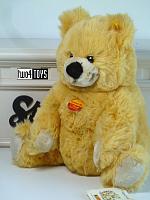 Steiff 022210 KUSCHEL BÄR TEDDYBEER KNUFFELZACHT PLUCHE 2003