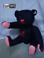 Steiff 035494 SEASIDE SELECTION DARK BLUE FELT TEDDY BEAR 2012