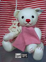 Steiff 035821 SELECTION FELT TEDDY BEAR WHITE