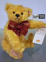 Steiff 037207 PAUL THE GROWLER TEDDY BEAR GOLDEN MOHAIR 2008