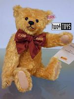 Steiff 037214 PAUL THE GROWLER TEDDY BEAR GOLDEN BROWN 2008