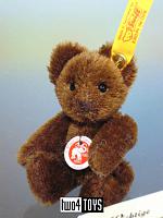 Steiff 039393 CHOCOLATE BROWN MOHAIR MINI TEDDY BEAR 2008