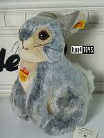 Steiff 082016 SPOTTED GREY RABBIT BUNNY SOFT PLUSH 2007