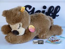 Steiff 082610 PUMMY SLEEPING TEDDY BEAR CUDDLY SOFT PLUSH 2004