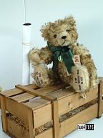 Hermann 10250-0 MAX HERMANN 100ste VERJAARDAG TEDDY IN KRAT '99