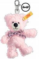 Steiff 112317 ROSA TEDDY BEAR KEY RING PINK PLUCHE 2014