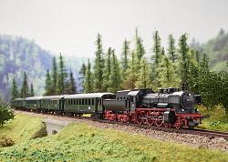 Minitrix 16388 | 18709 DB CLASS 038 STEAM LOC & PASSENGER CAR SE