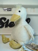 Steiff 202131 YOUNG BABY GOOSE CUDDLY SOFT WHITE PLUSH 2005