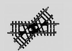 Marklin K-Rails 2258 KRUISING 45° 90 mm