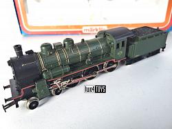 Marklin 3086.6 SNCB SERIE 64 STOOMLOCOMOTIEF MET TENDER 1978-80