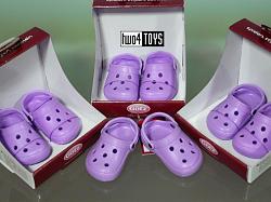 Gotz 3401918 DOLLOCS CLOCS SHOES LILAC