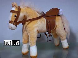 Gotz 3401926 BLOND HAFLINGER HORSE WITH SADDLE AND BRIDLE 2024