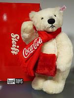 Steiff 355301 COCA-COLA POLAR BEAR | WHITE ALPACA | 2014