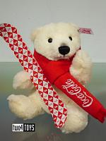 Steiff 355400 COCA-COLA IJSBEER MET SNOWBOARD WIT ALPACA 2014