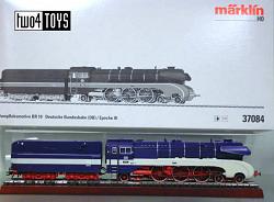 Marklin 37084 DB SERIE 10 001 STOOMLOCOMOTIEF BLAUW GRIJS / 2010