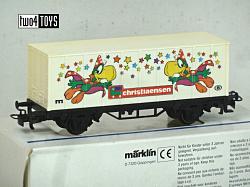 Marklin 4481.93504 CONTAINER CAR CHRISTIAENSEN SPEELGOED 1993