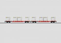 Marklin 47076 DB AG WOODTAINER FLAT CAR SET W. CONTAINERS 2011