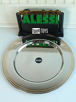 Alessi NG 5100 ROUND PLATE HOLDER | STEEL / GOLD | SOTTSAS