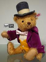 Steiff 664939 ROALD DAHL WILLY WONKA TEDDY BEAR UK EDITION 2016