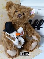 Steiff 669743 FROSTY TEDDY BEAR WITH SNOWMAN | USA | 2007
