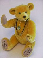 Hermann 10241-8 Yellow 90 Years Commemoration Bear 1913-2003