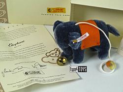 Steiff 420603 STEIFF CLUB JAAR CLUB GIFT BLAUWE OLIFANT 2007