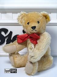 Steiff 000355 CLASSIC 1909 TEDDY BEAR BLOND MOHAIR HVH 2003