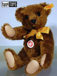 Steiff 000447 CLASSIC 1909 BROWN TEDDY BEAR WITH GROWLER 1999