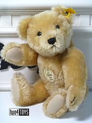 Steiff 000881 CLASSIC 1951 BLOND TEDDY BEAR W. SQUEAKER HVH 1997