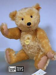 Steiff 004636 CLASSIC TEDDY BEAR BLOND MOHAIR WITH GROWLER 2002